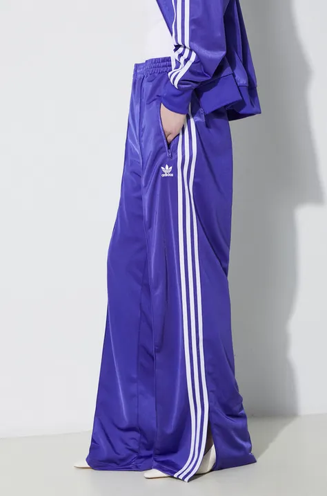 Спортивні штани adidas Originals колір фіолетовий з аплікацією