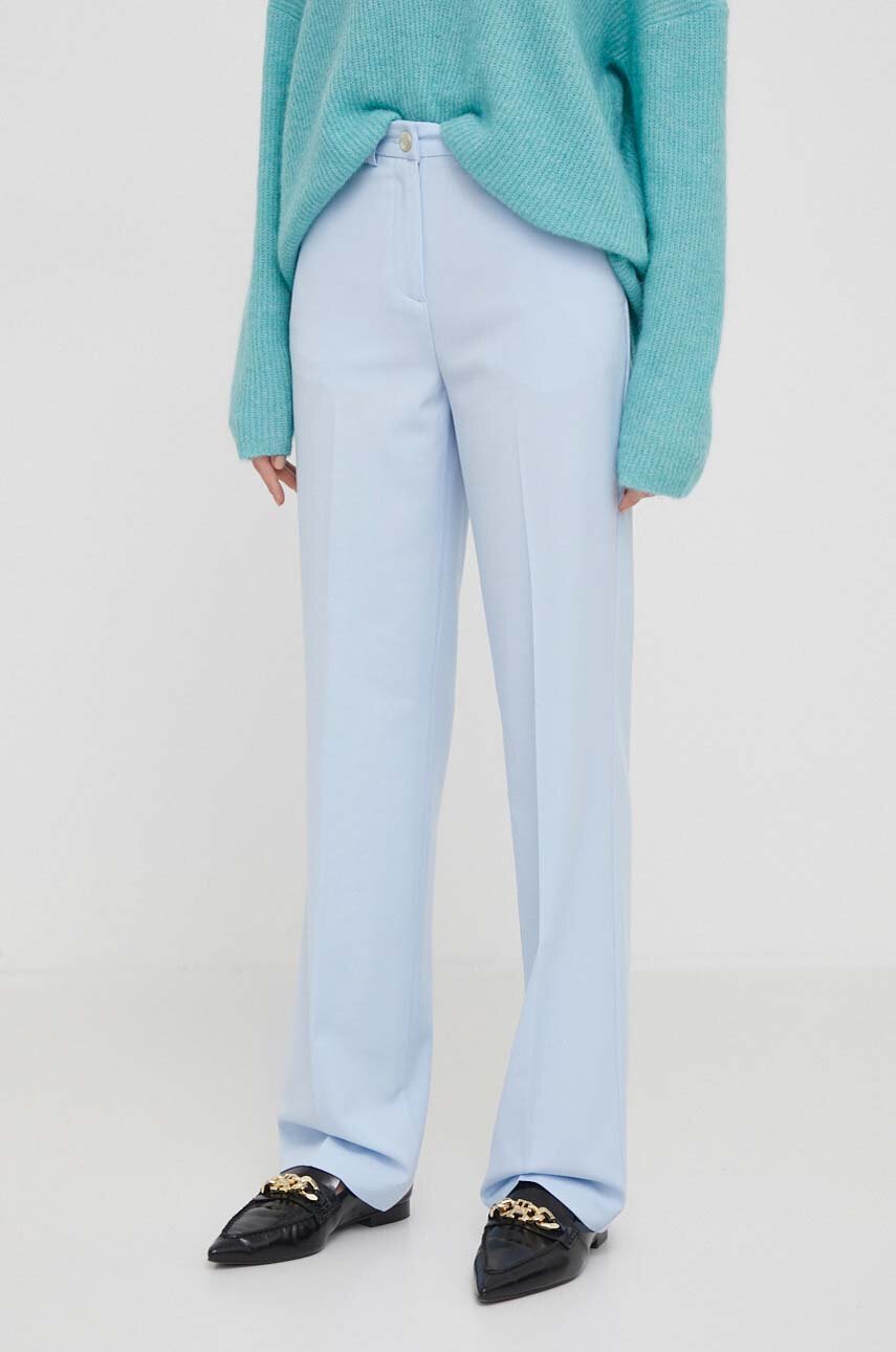 United Colors Of Benetton Pantalone Denim Stretch - Marine Fit Gamba Ampia - Stone Washed Blue