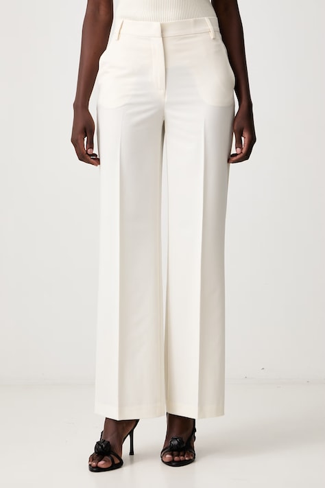 Sisley Kalhoty dámské béžové high waist 4KVXLF02I