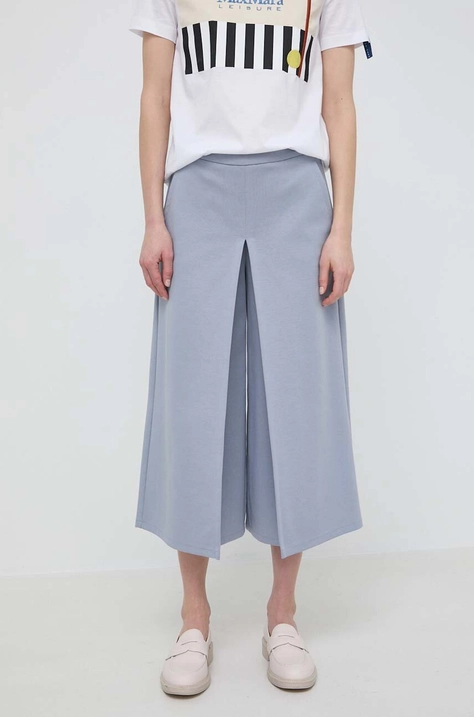 Kalhoty Max Mara Leisure dámské, široké, high waist