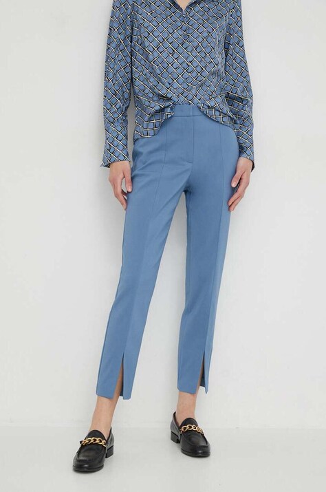 Sisley pantaloni femei, mulata, high waist