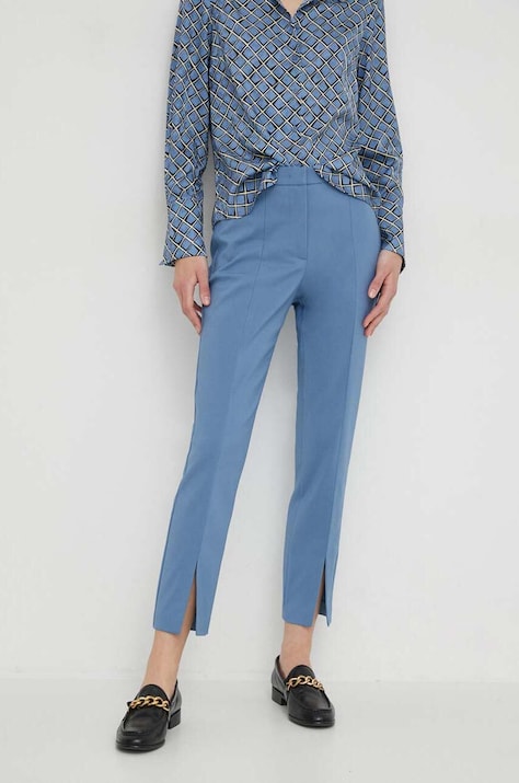 Sisley pantaloni femei, mulata, high waist