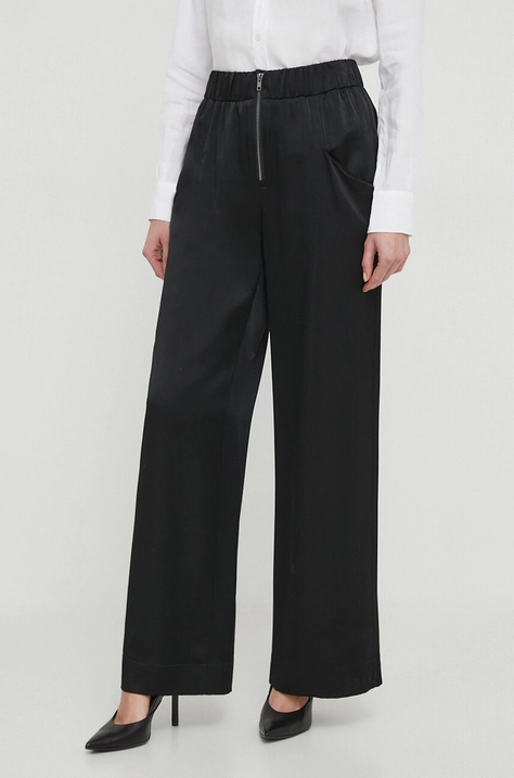 Sisley pantaloni donna colore nero