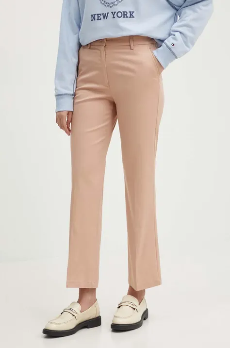 Παντελόνι Sisley χρώμα: ροζ