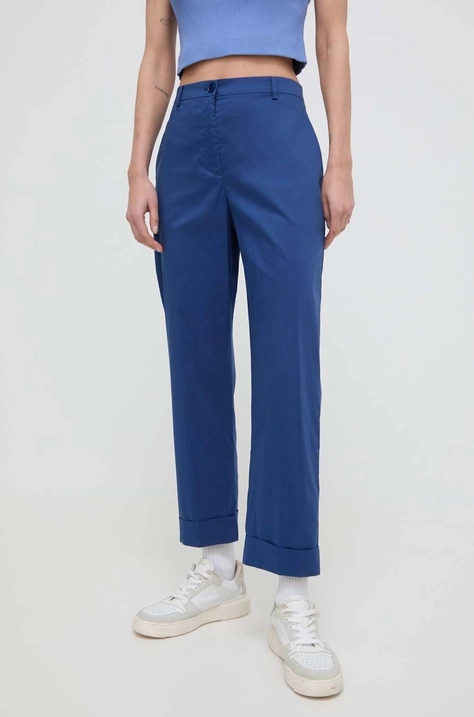 Patrizia Pepe pantaloni femei, drept, high waist