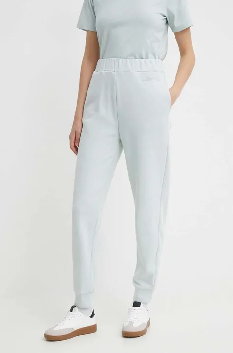 Спортивні штани Calvin Klein колір сірий однотонні