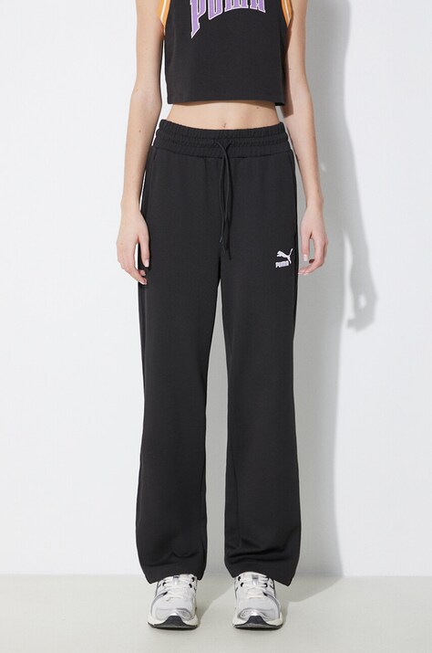 Puma joggers T7 High Waist Pant colore nero 624212