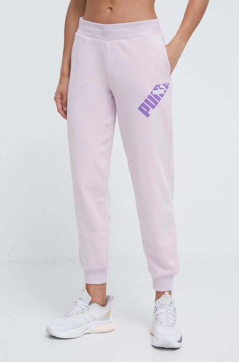 Puma joggers colore violetto  624268