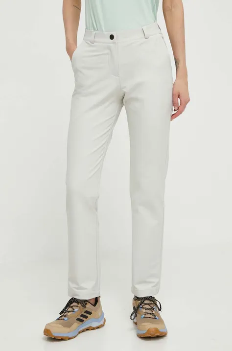 Colmar spodnie damskie kolor beżowy proste medium waist