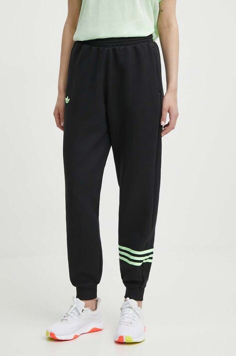 Donji dio trenirke adidas Originals boja: crna, s aplikacijom, IU2501