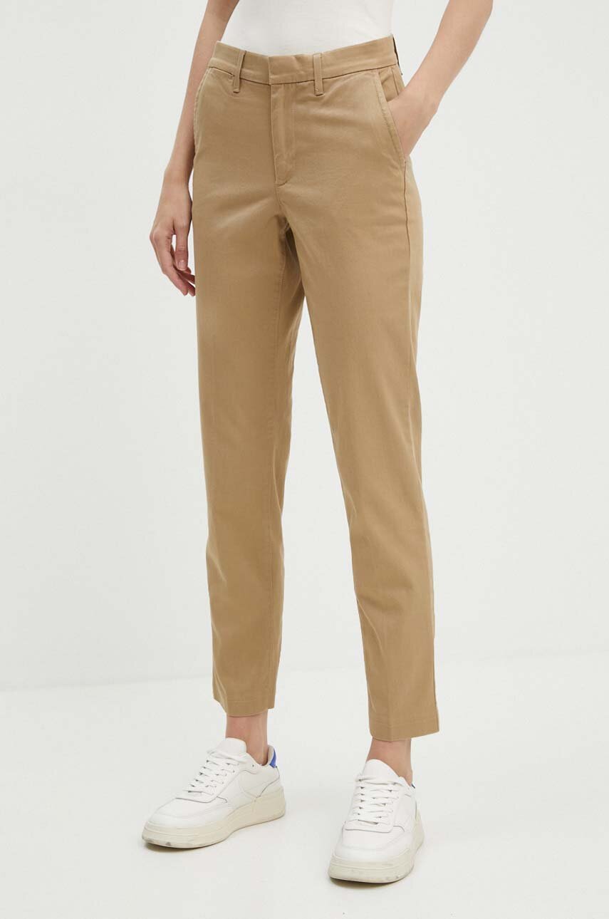 Levi's pantaloni donna colore beige