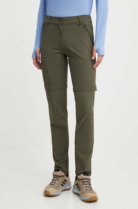 Παντελόνι εξωτερικού χώρου Viking Rocklyn 2 in 1 χρώμα: πράσινο