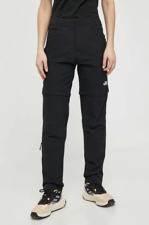 The North Face pantaloni de exterior Exploration culoarea negru, NF0A7Z97JK31