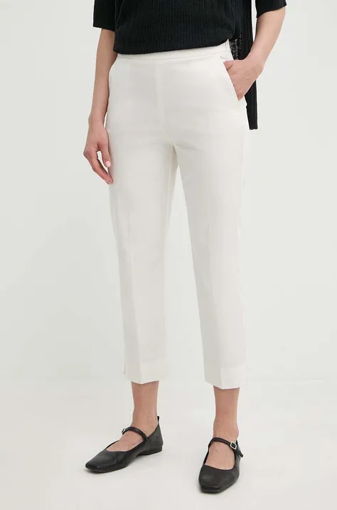 Kalhoty MAX&Co. dámské, béžová barva, fason cargo, high waist, 2416131054200