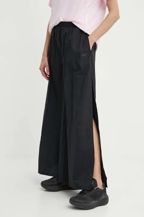 Παντελόνι φόρμας Reebok Classic Respect Her χρώμα: μαύρο, 100075514