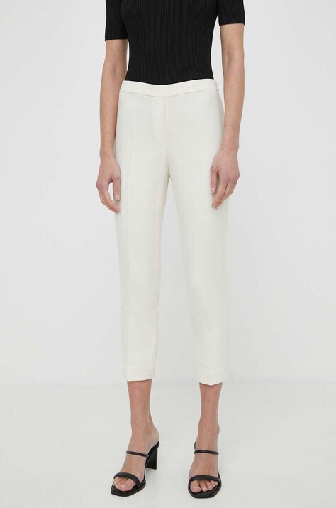 Theory pantaloni donna colore beige