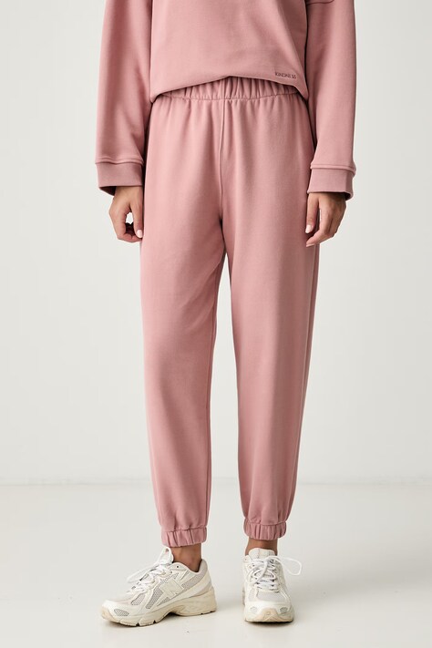 JOYINME Spodnie do jogi damskie z bawełną Kind różowe high waist Kind