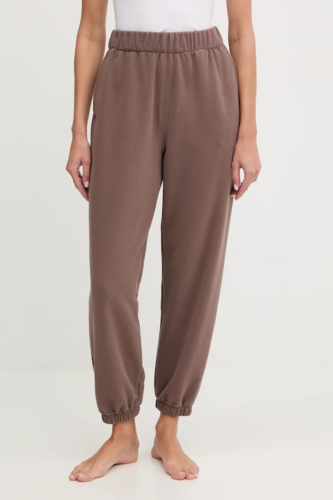 JOYINME spodnie dresowe Kind kolor brązowy gładkie Kind