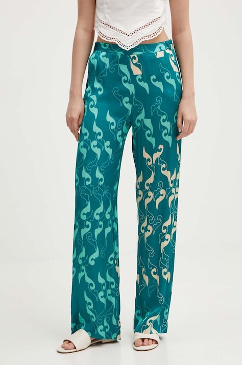 La Petite Française pantaloni POUDRE donna colore turchese