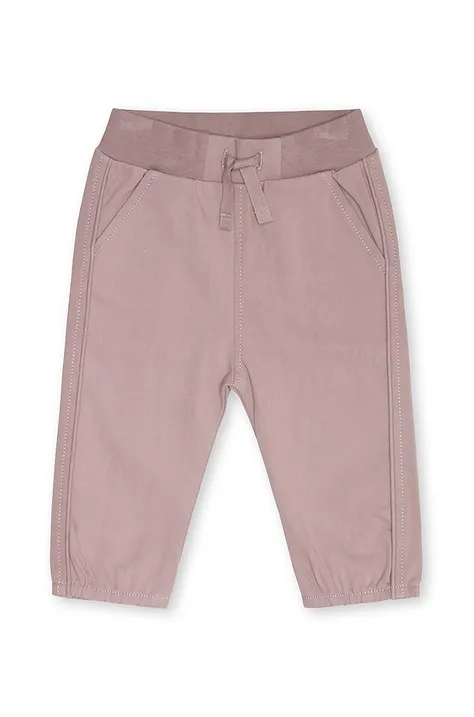 Детские брюки That's mine Floke цвет розовый однотонные