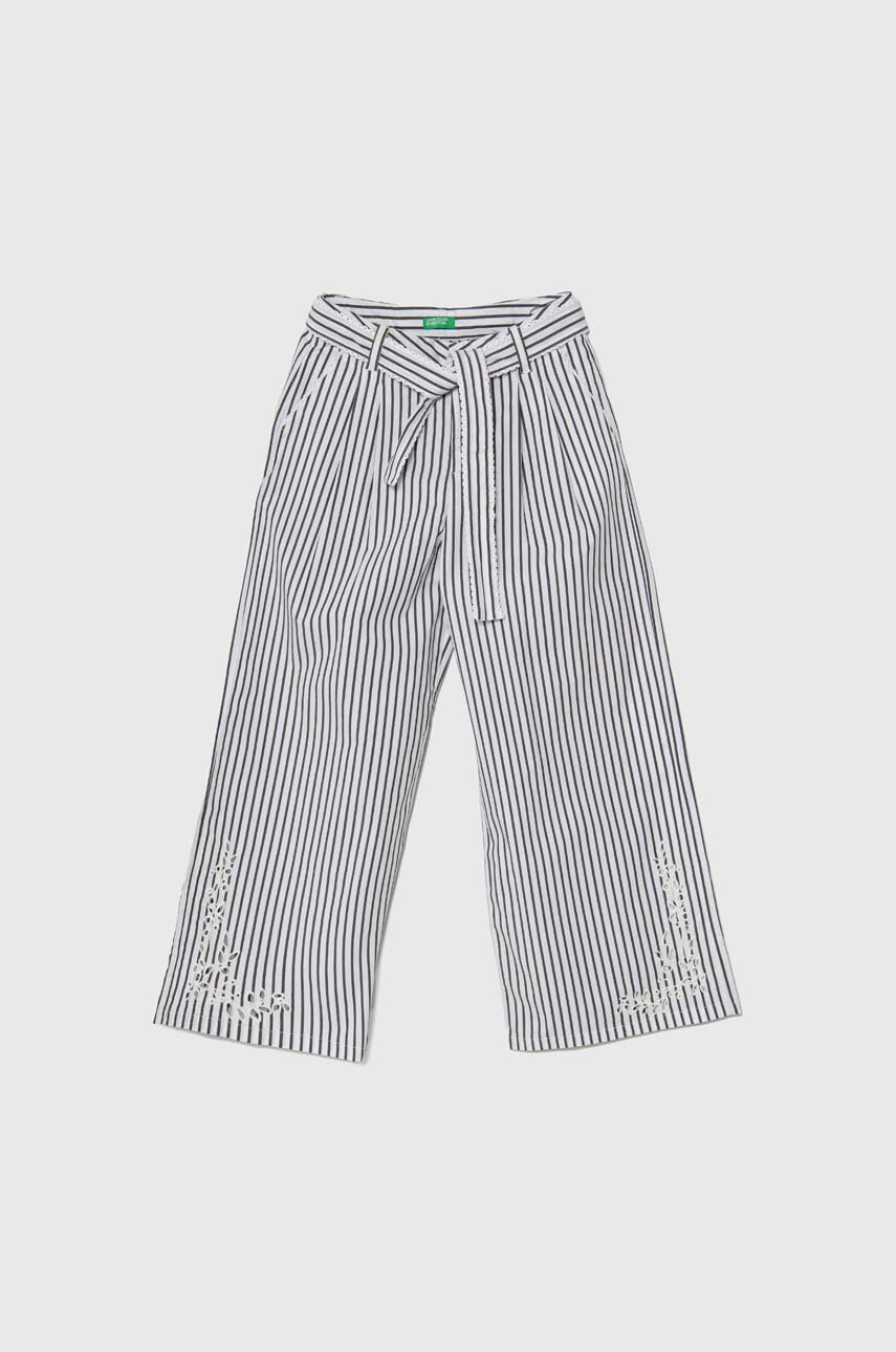 United Colors of Benetton pantaloni per bambini colore bianco