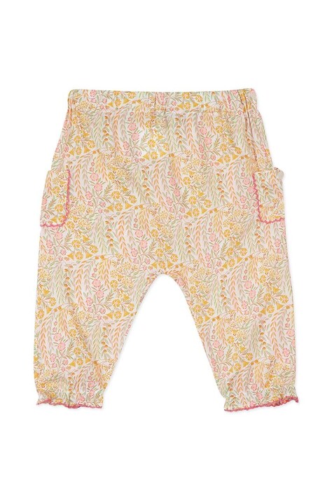Tartine et Chocolat pantaloni din bumbac pentru bebeluși culoarea roz, modelator