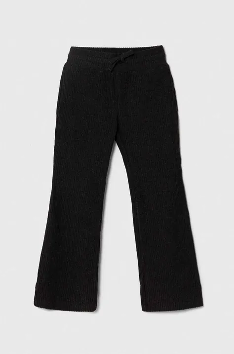 Abercrombie & Fitch spodnie dresowe dziecięce kolor czarny melanżowe