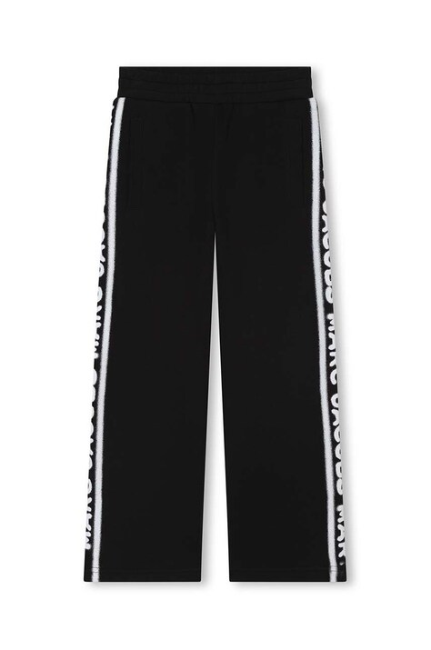 Дитячі бавовняні штани Marc Jacobs колір чорний