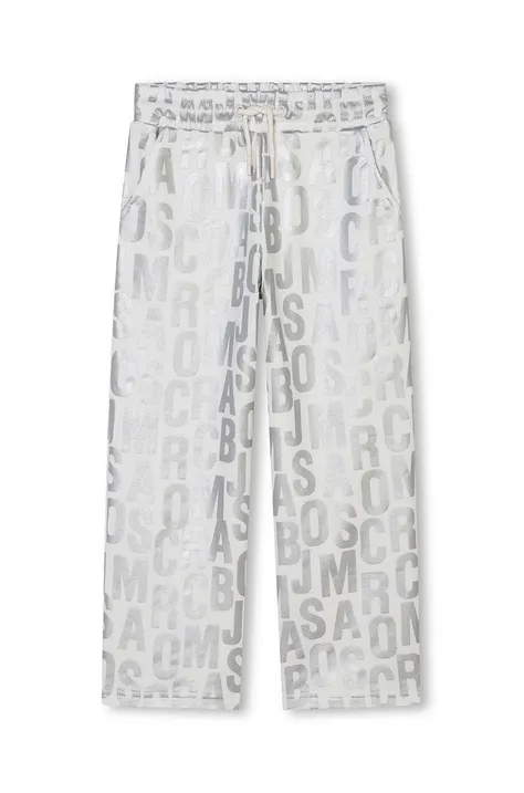 Marc Jacobs spodnie dresowe bawełniane dziecięce kolor beżowy wzorzyste