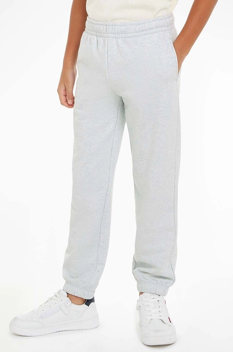 Tommy Hilfiger pantaloni de trening din bumbac pentru copii neted