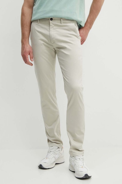 BOSS Orange pantaloni uomo colore beige 50510933