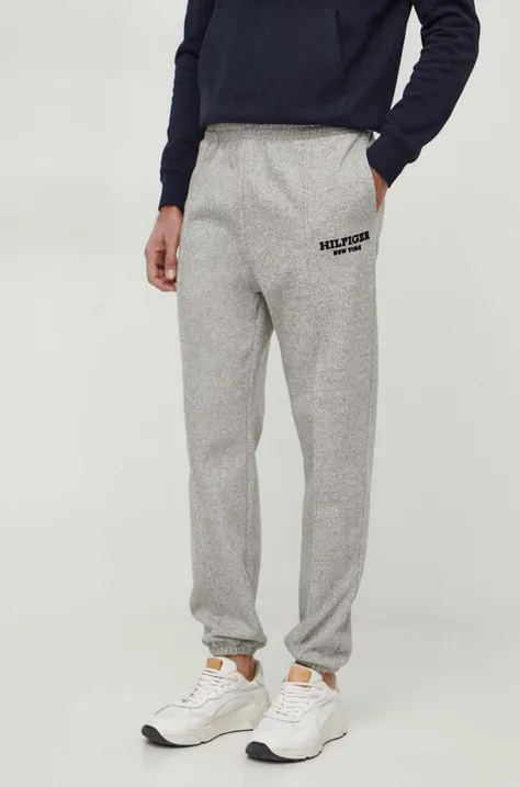 Спортивні штани Tommy Hilfiger колір сірий візерунок