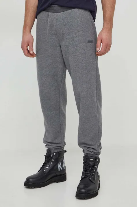 Calvin Klein pantaloni de trening culoarea gri, melanj K10K112434