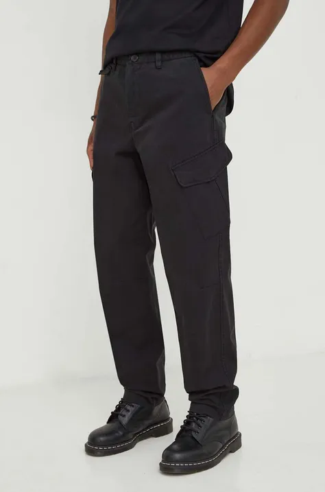 PS Paul Smith spodnie męskie kolor czarny proste