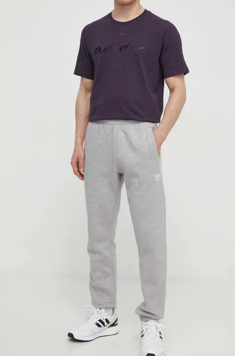 Спортивні штани adidas Originals Essential Pant колір сірий меланж IR7803