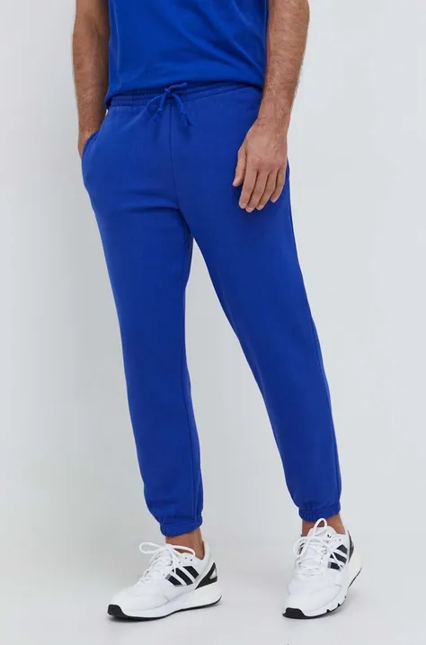 adidas spodnie dresowe kolor niebieski gładkie IW1186