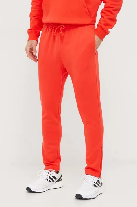 adidas spodnie dresowe kolor czerwony gładkie IX3969