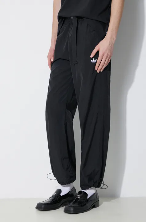 adidas Originals spodnie dresowe kolor czarny gładkie IS0188