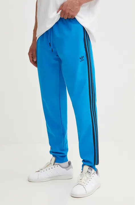 adidas Originals spodnie dresowe kolor niebieski z aplikacją  IM9881