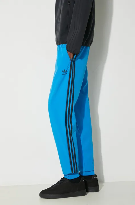 adidas Originals spodnie dresowe kolor niebieski z aplikacją  IM9881