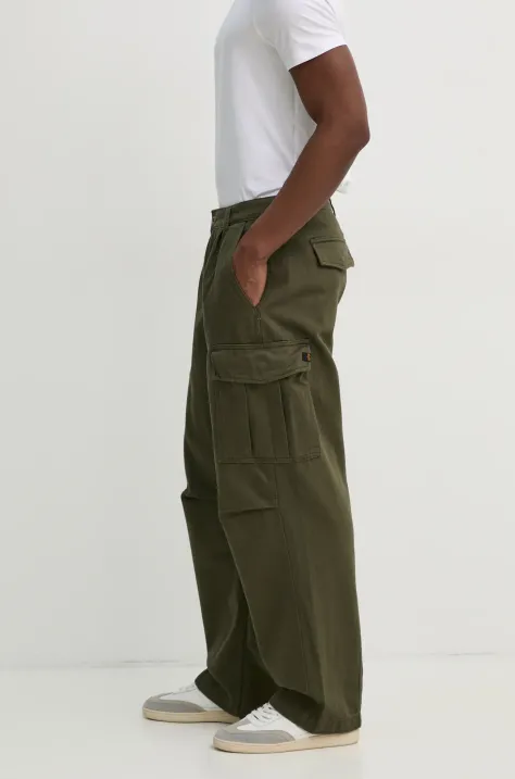 Alpha Industries cotton trousers Aircraft green color 146200