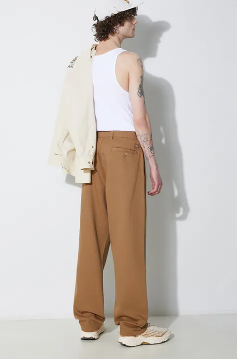 Alpha Industries trousers Chino men's beige color 146202