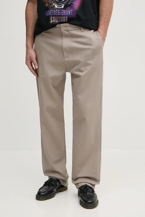 Alpha Industries trousers Chino men's beige color 146203
