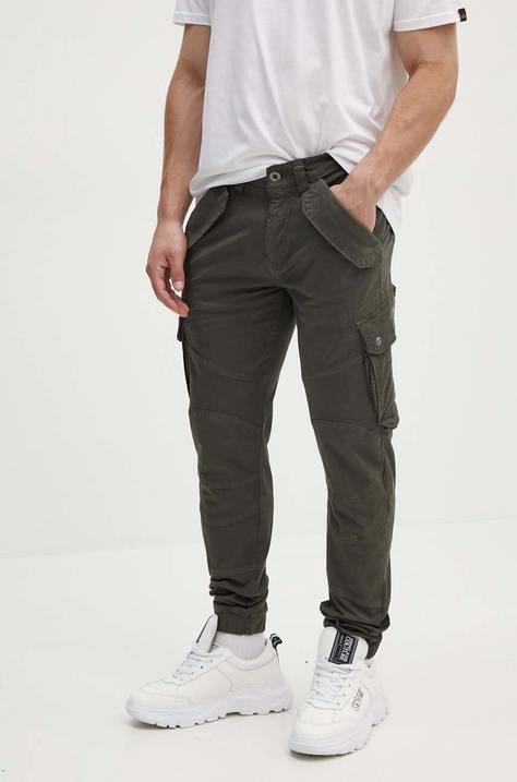 Παντελόνι Alpha Industries Combat Pant LW χρώμα: πράσινο, 126215