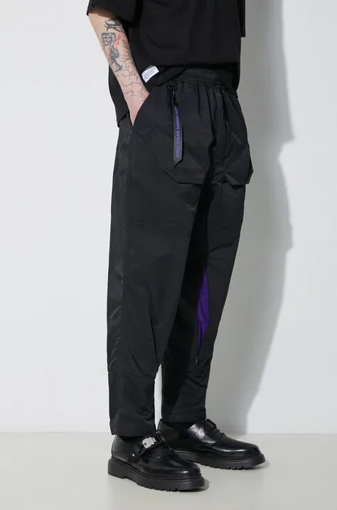 Alpha Industries pantaloni Utility UV barbati, culoarea negru, cu fason cargo, 146206UV