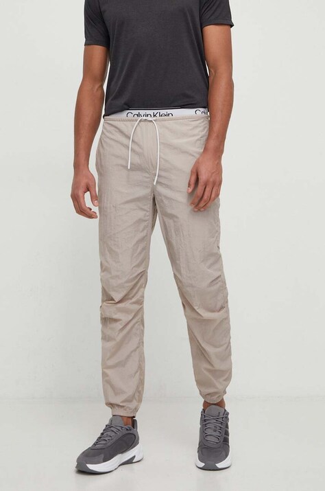 Calvin Klein Performance spodnie treningowe kolor szary z nadrukiem