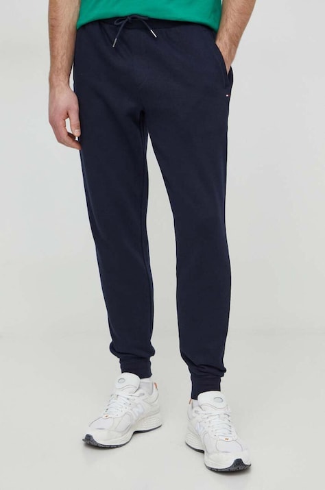 Spodnji del trenirke Tommy Hilfiger mornarsko modra barva
