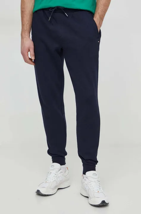 Спортивні штани Tommy Hilfiger колір синій однотонні