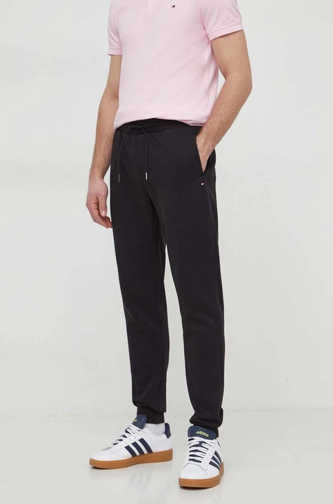 Tommy Hilfiger pantaloni de trening culoarea negru, uni MW0MW36142