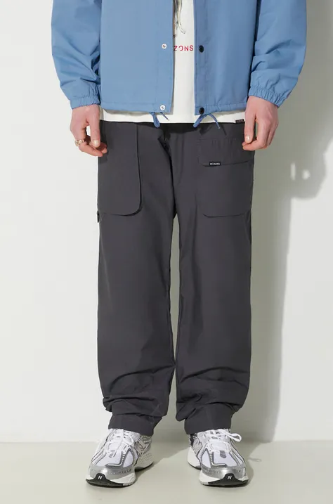 Columbia pantaloni Landroamer Cargo barbati, culoarea gri, drept, 2076041